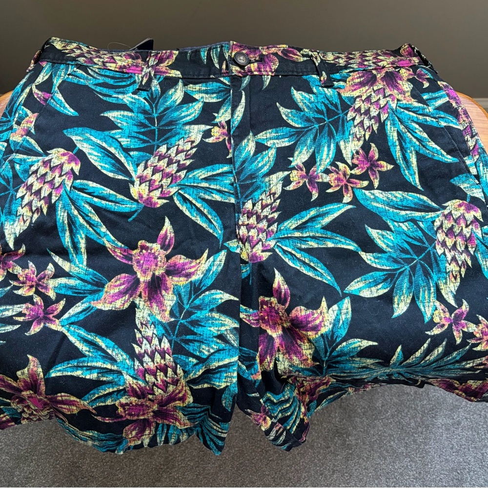 George Black Floral Women's Shorts